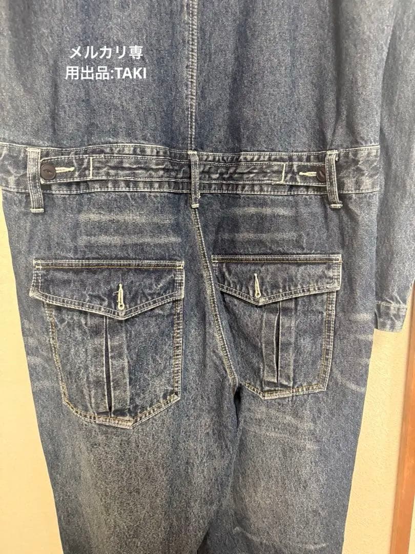 AVIREX デニム オーバーオール つなぎ XLsize