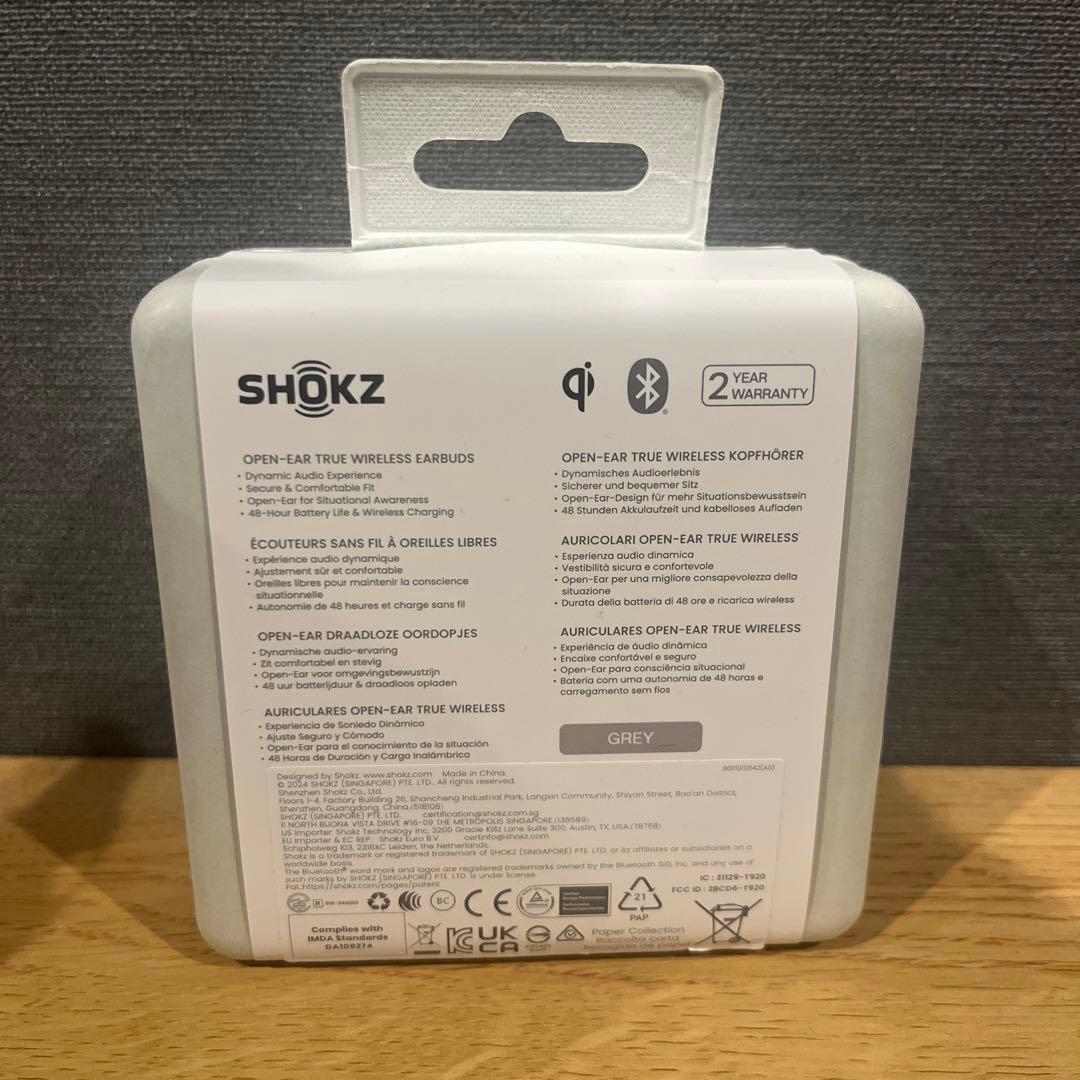 SHOKZ OPENFIT2 ワイヤレスイヤホン