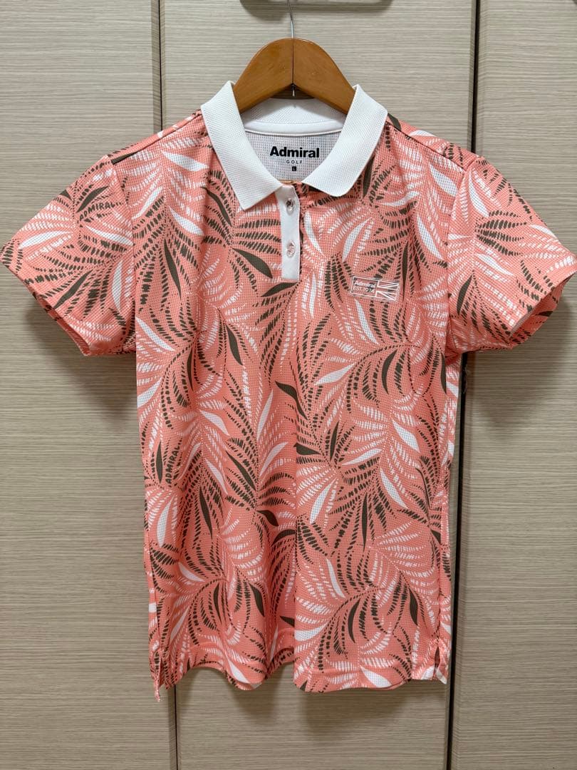 新品未使　Admiral ポロシャツ レディース サーモンピンク