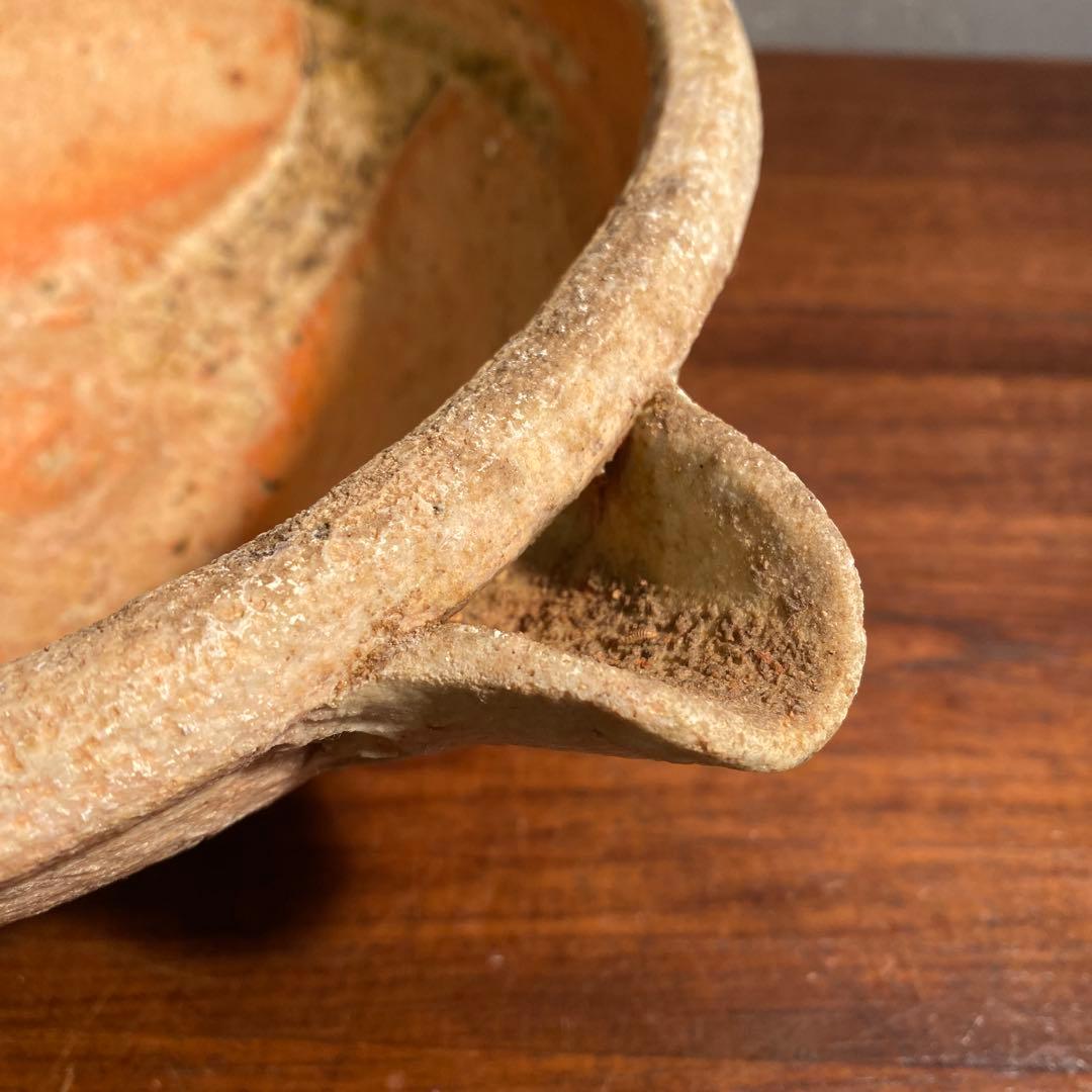 石田千比呂作 穴窯 片口大鉢 共箱 作家物 焼き物 骨董品 コレクション