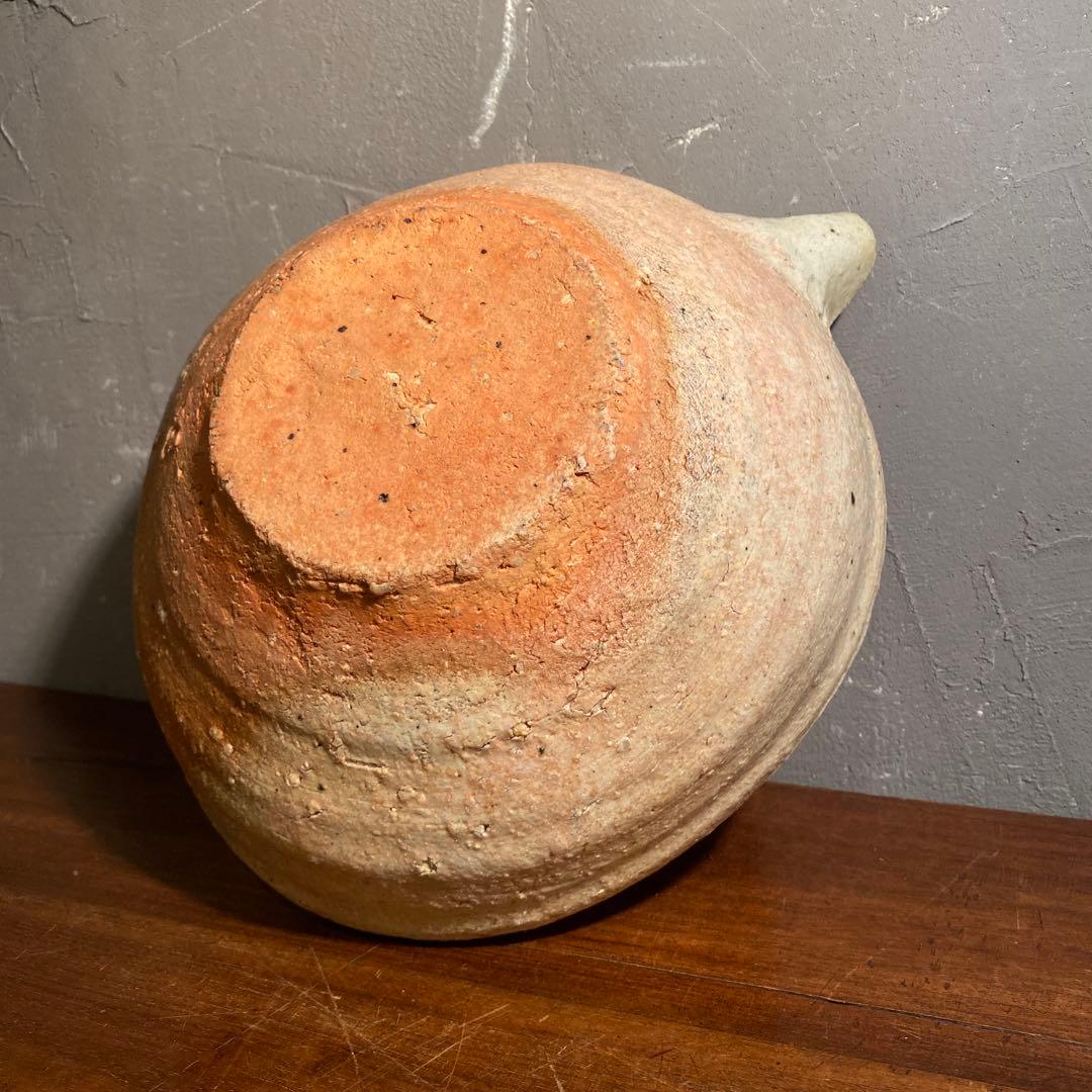 石田千比呂作 穴窯 片口大鉢 共箱 作家物 焼き物 骨董品 コレクション