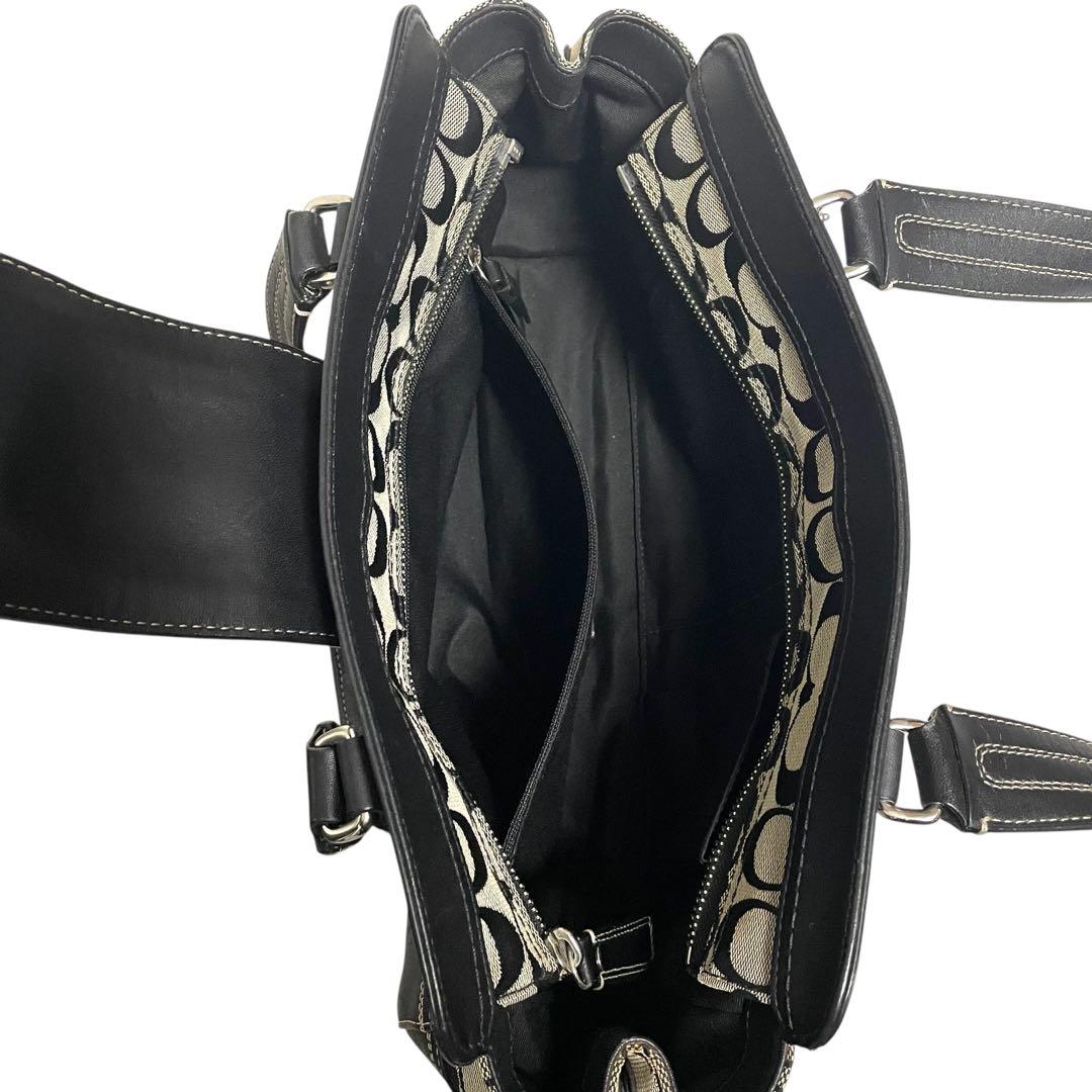 COACH コーチ ワンショルダーバッグ キャンバス F13975 ターンロック