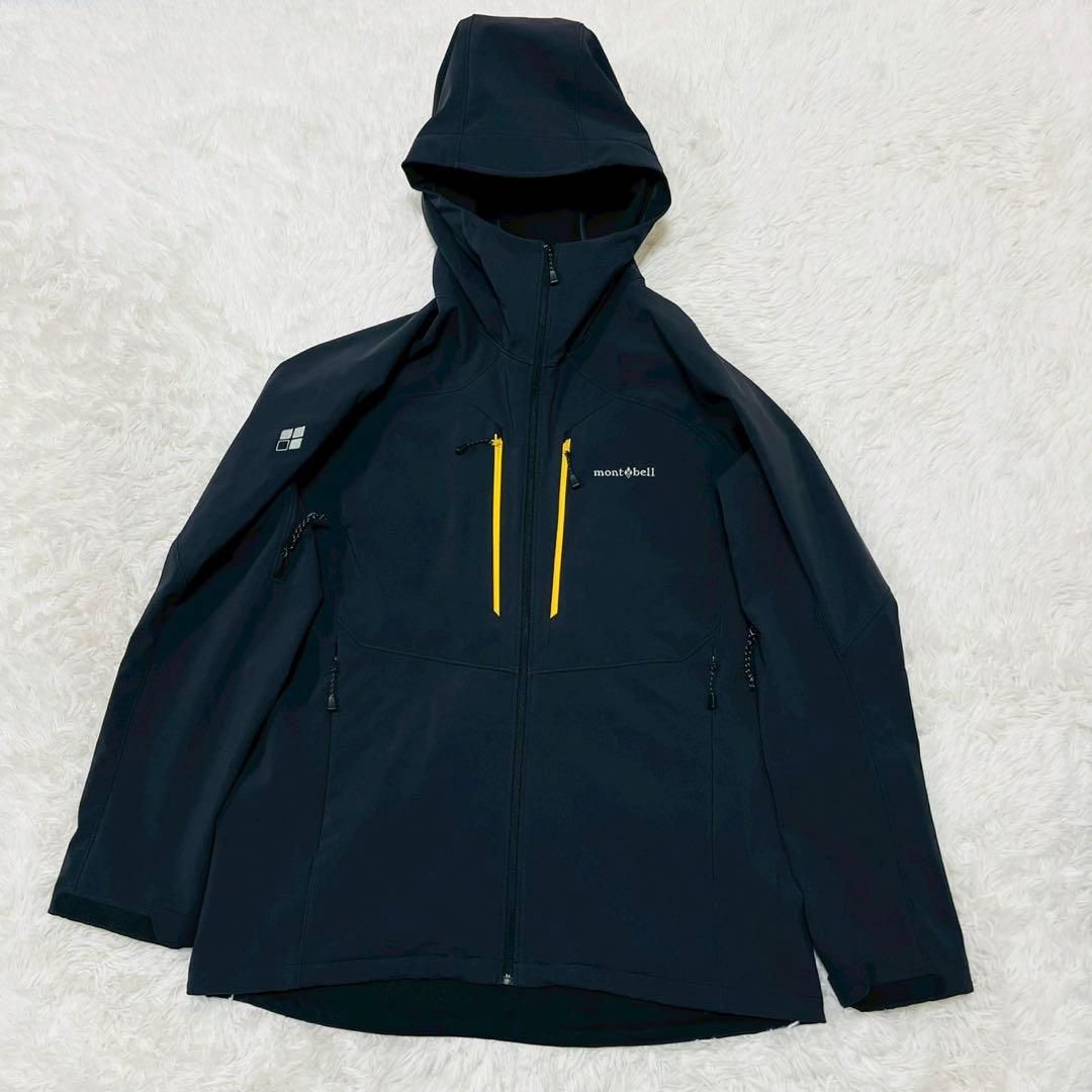 モンベル　パウダーシェッド パーカ Men's　XL ブラック　現行