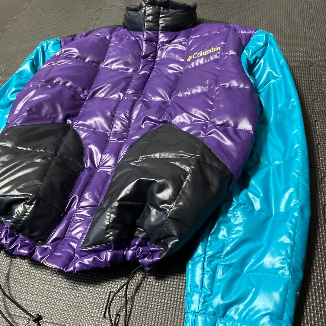 コロンビア　columbia ダウンジャケット　短丈　ドローコード