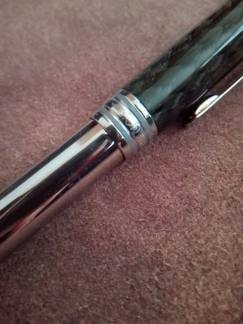 モンブラン ボールペン #164 カーボンスティール クラシック