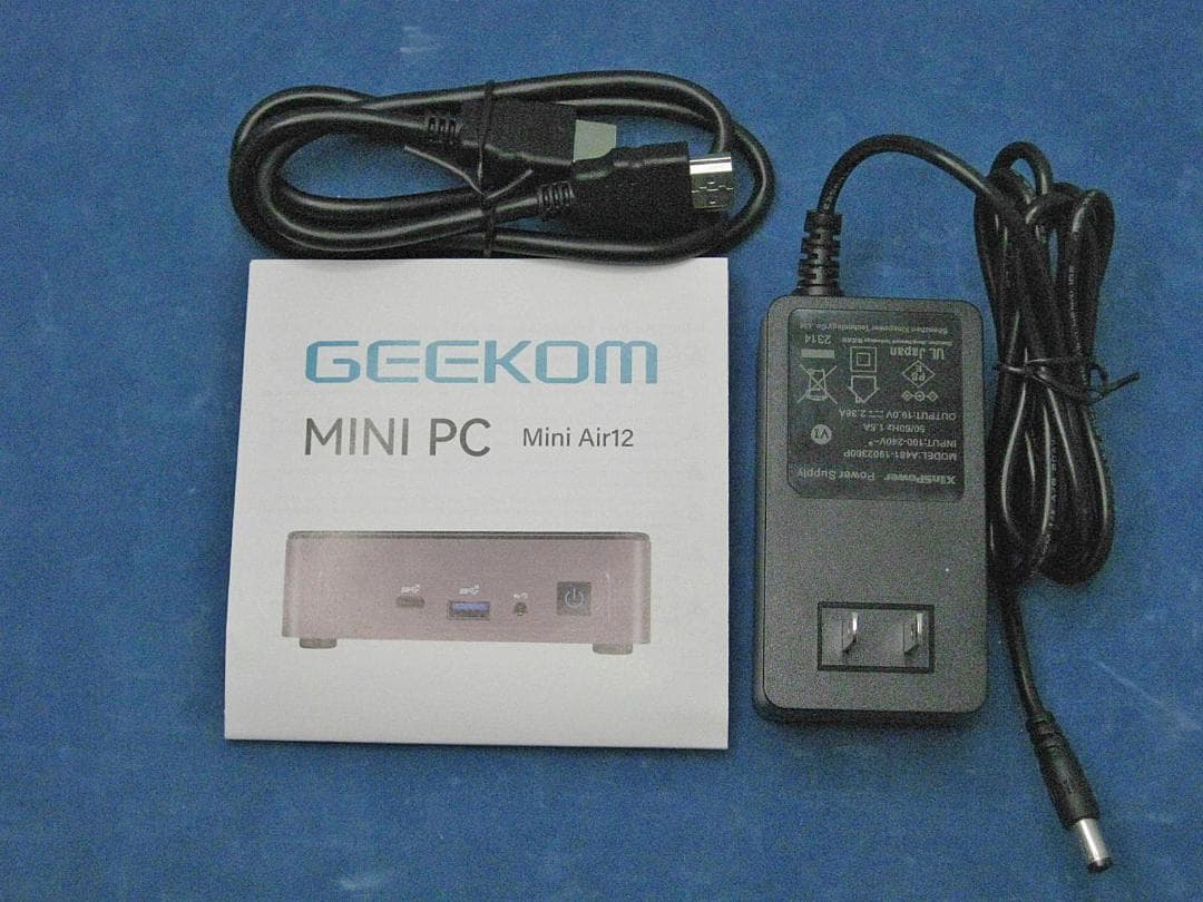 ★GEEKOM NUC Mini Air 12 ミニＰＣの中古美品