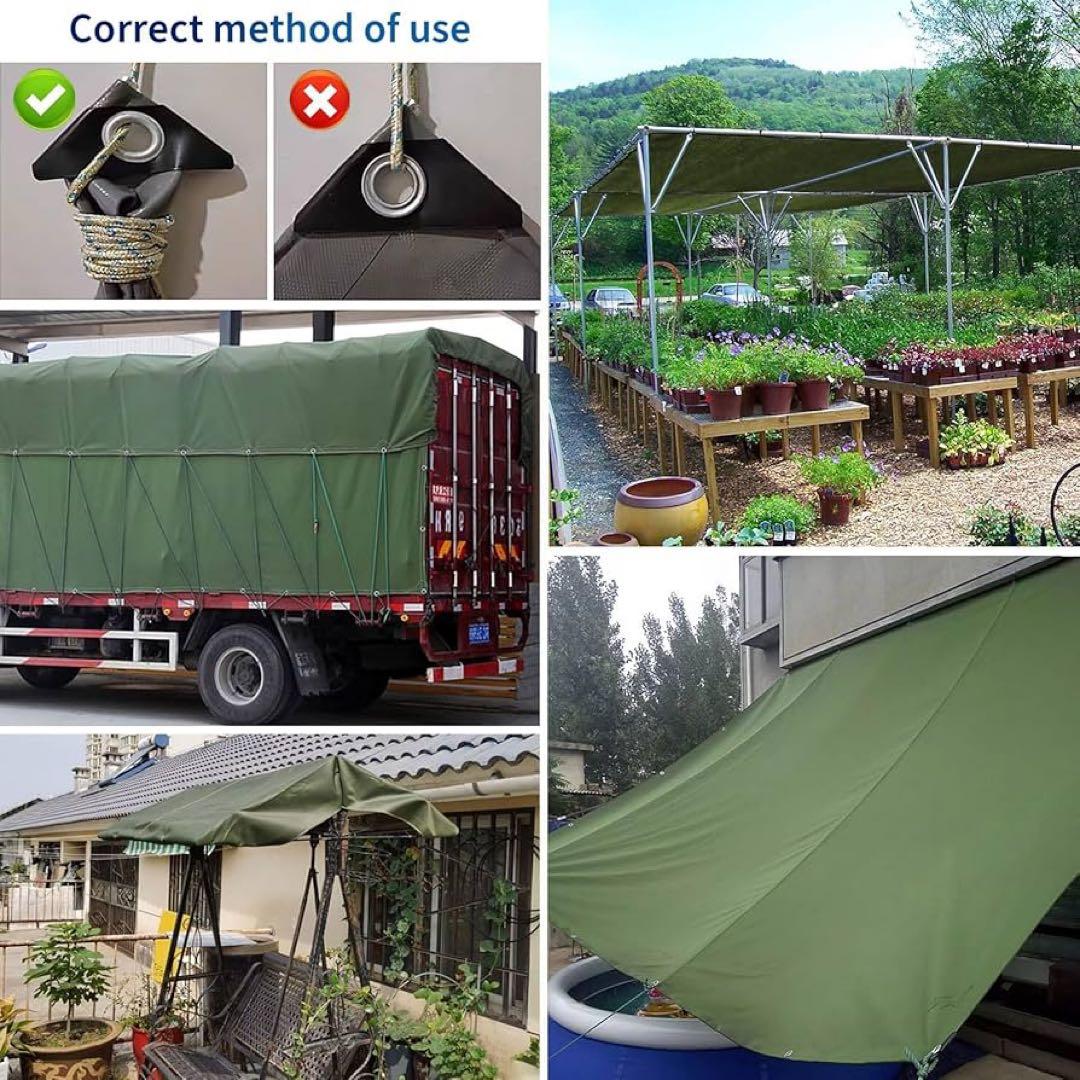 タープシートカバー テントシート タープ トラックシート 屋根 100%防水