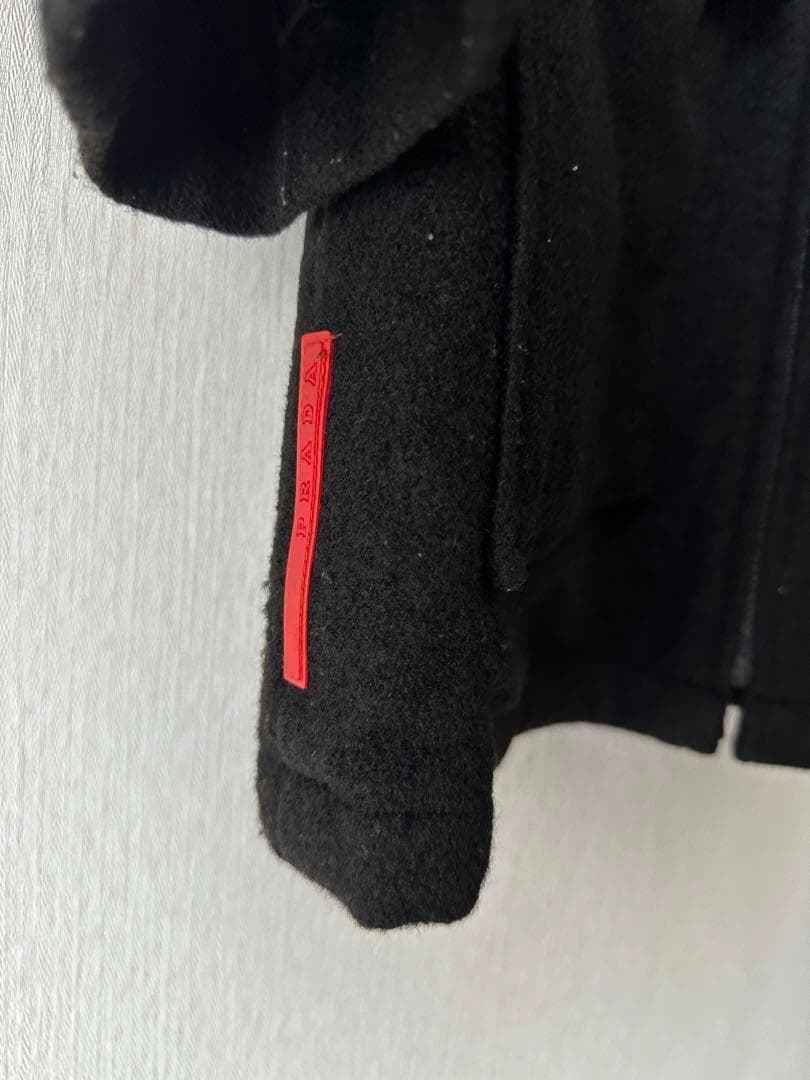 ジャケット・アウター Prada Sport Logo Long Hooded Coat