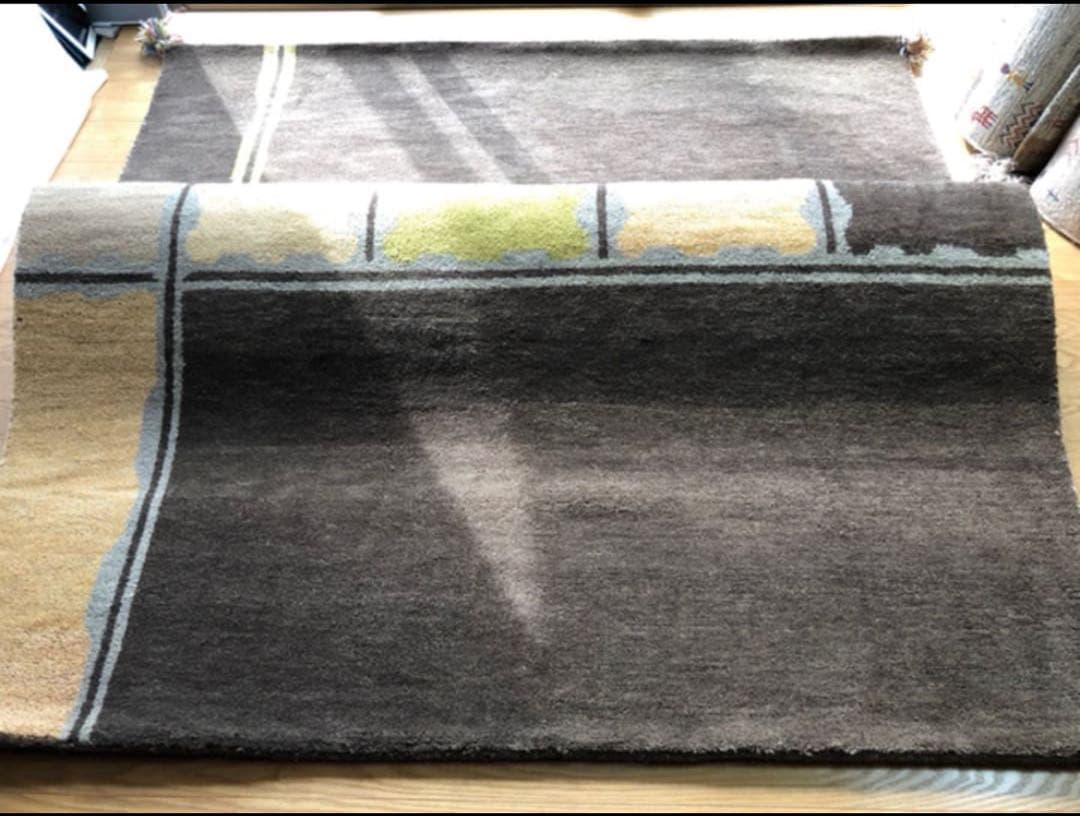 手織りウールギャベ 170X245cm