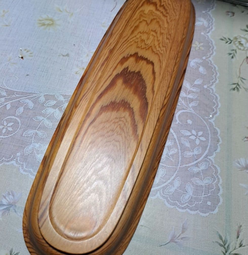 天然木 煎茶道具　長盆　工芸品　古美術　骨董品