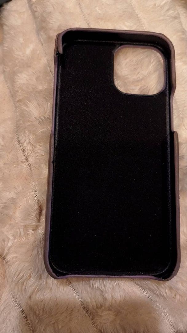 Dior logo キルティングケース 紫色