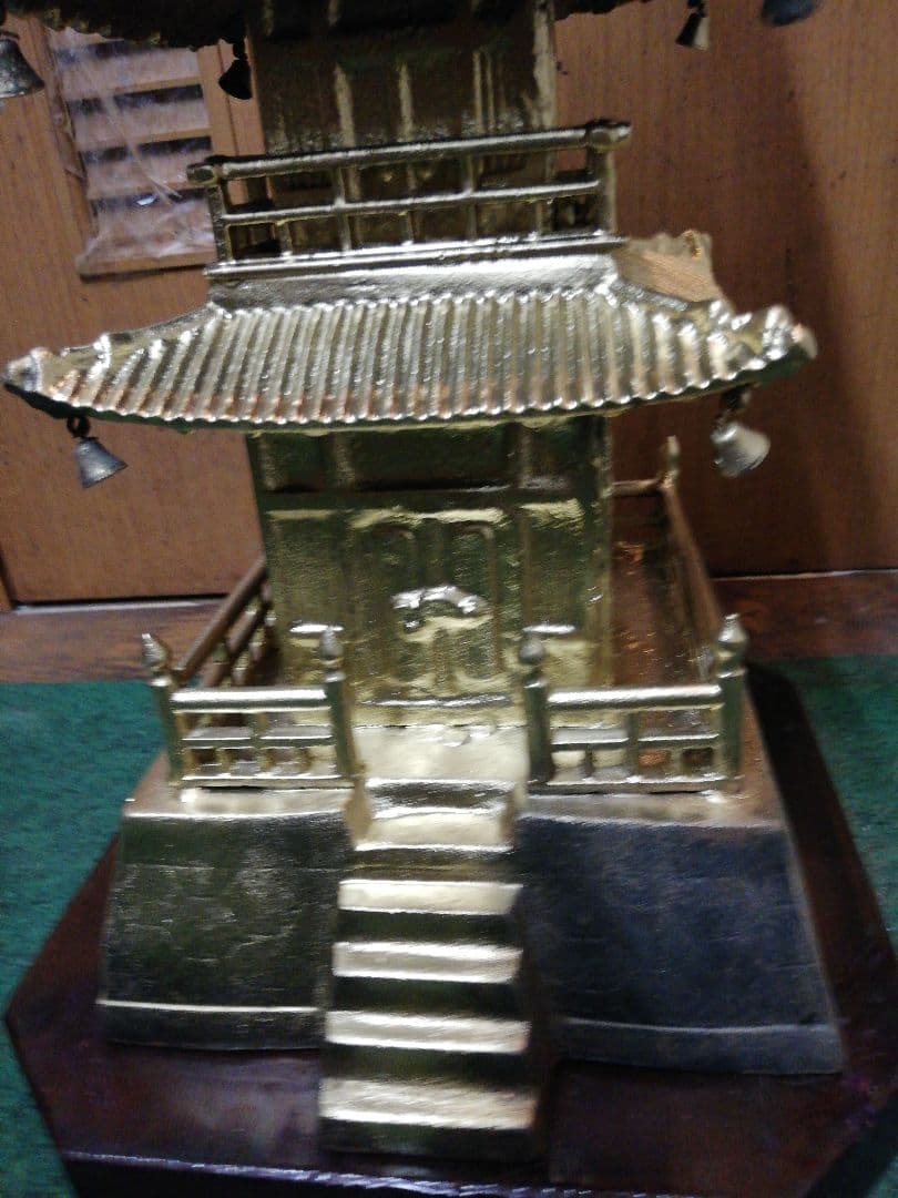 五重塔、金属製、AuP、高さ80cm
