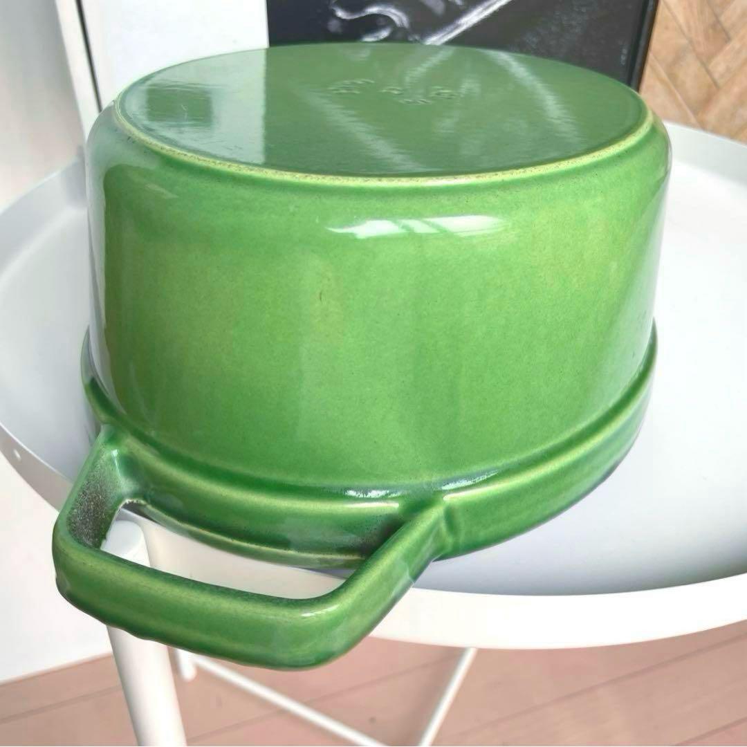 【廃盤】STAUB／ストウブ アボカド オーバルココット27cm ※箱付き