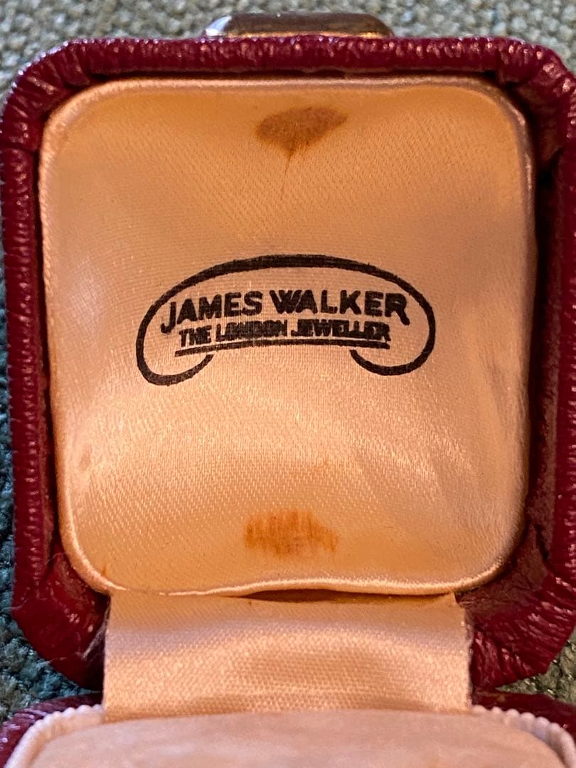 ⭐️★希少品★イギリス老舗宝石店JAMES WALKER 1930年代リングケース