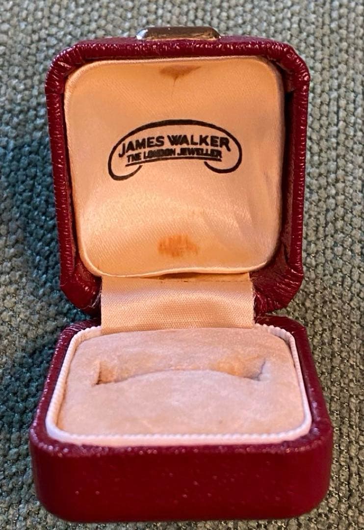 ⭐️★希少品★イギリス老舗宝石店JAMES WALKER 1930年代リングケース