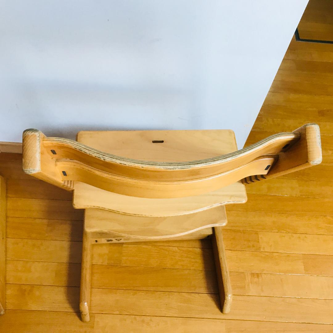 ２台　ストッケトリップトラップ　旧型　ベビーチェア　ハイチェア　シリアル無し