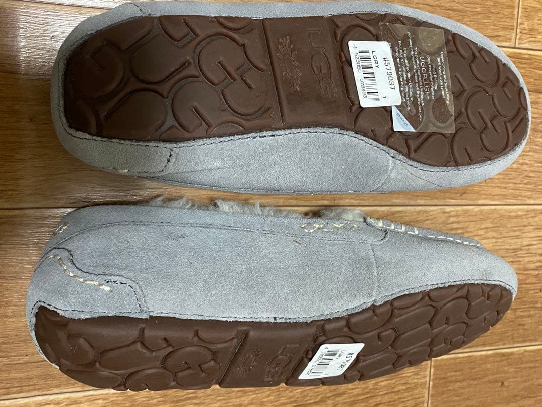 UGG ANSLEY アンスレー モカシン グレー 24cm アグ