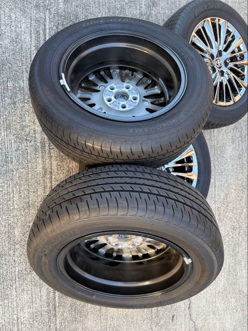 30アルファード後期　エグゼクティブラウンジ　純正ホイール　純正メッキ