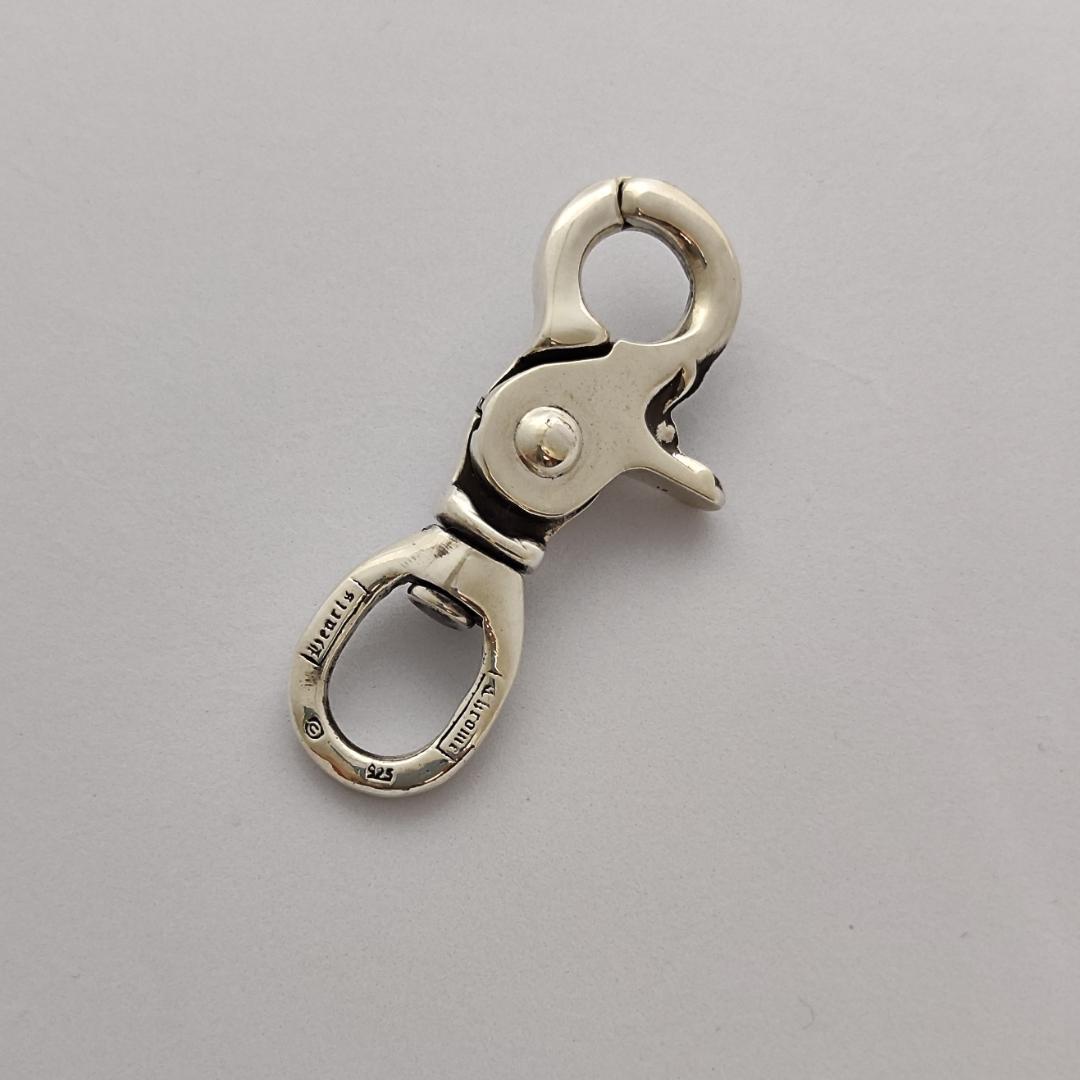 CHROME HEARTS スイベル クリップ キーリング シルバー SV925