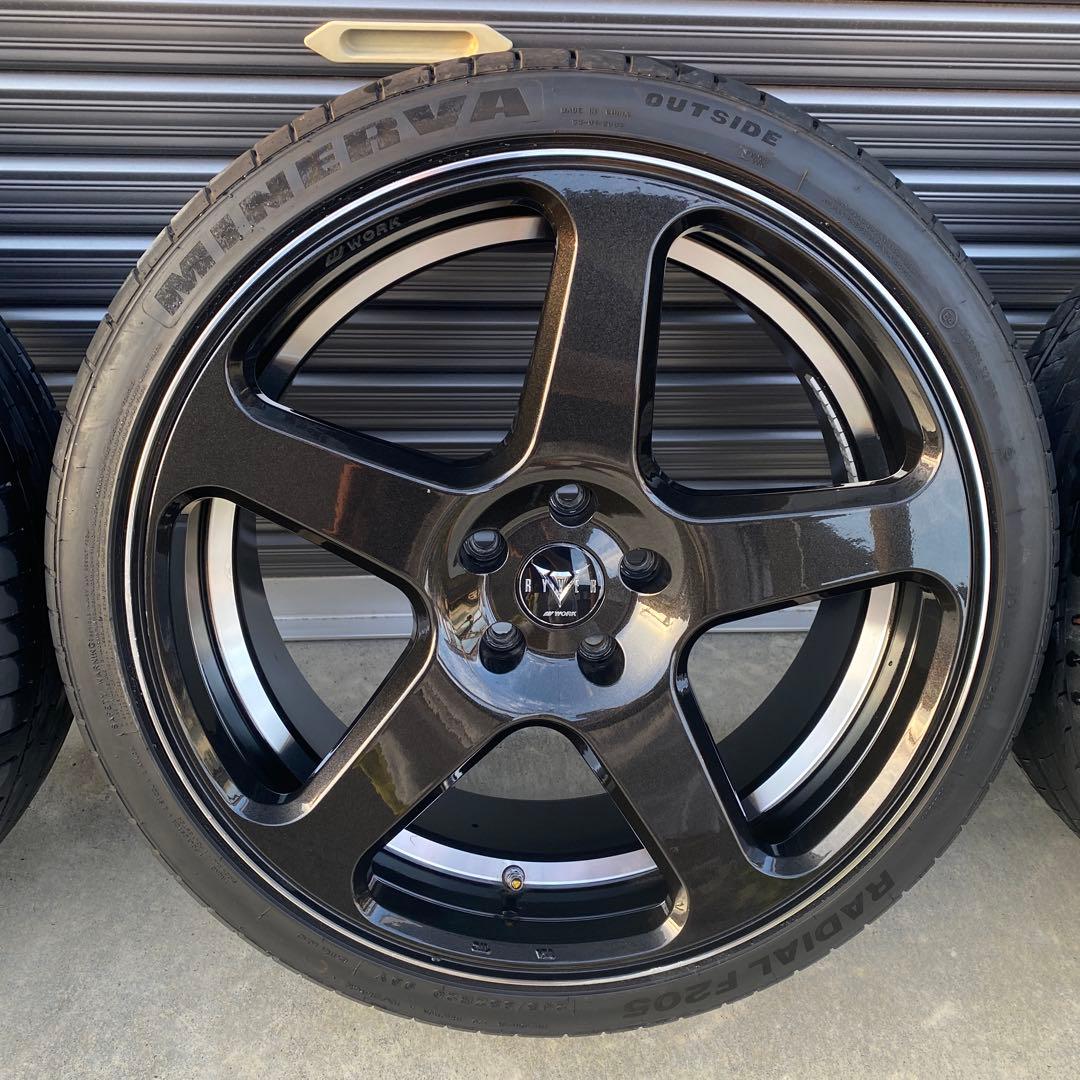 廃盤　希少　WORK レイバー S005 20×8·5j+38 5H114·3