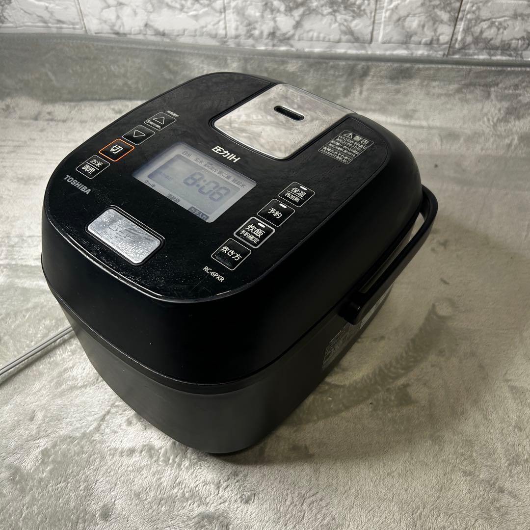【2022年製】東芝 炊飯器 3.5合 RC-6PXR 圧力IH 炎匠炊き