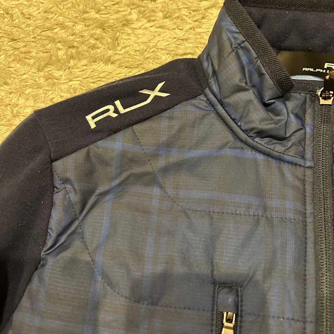 RLX アールエルエックス　ジャケット　中綿　切替　メンズ　サイズS相当　ロゴ