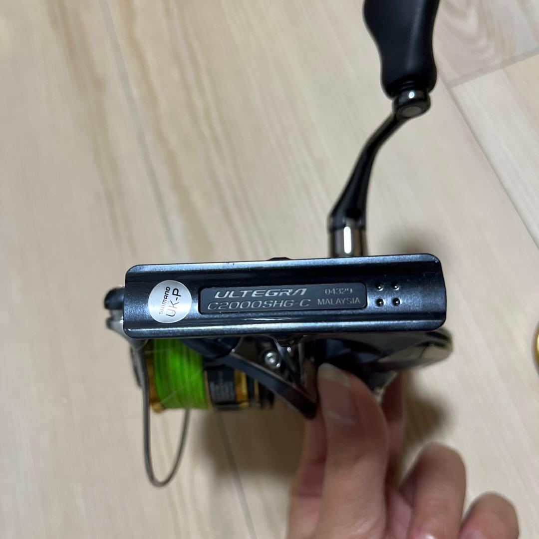美品　SHIMANO ULTEGRA C2000SHG リール　替えスプール付き