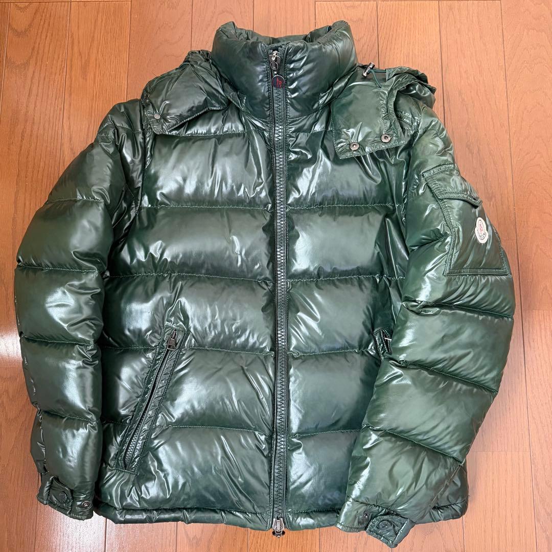 希少色】モンクレール MAYA マヤ ダークグリーン サイズ2 ダウンジャケット