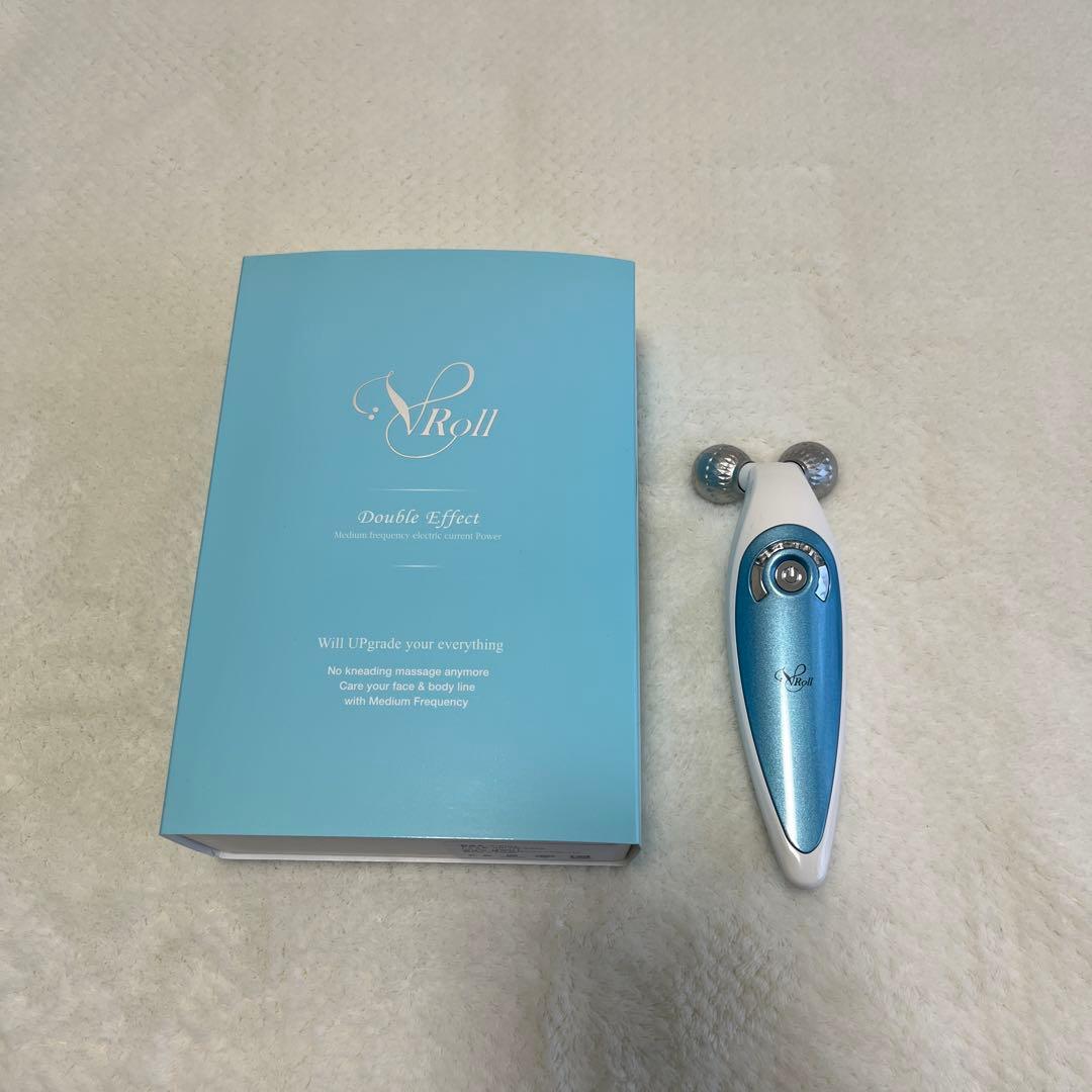 美品⭐︎V Roll 中周波 EMS美顔ローラー ダブルローラー