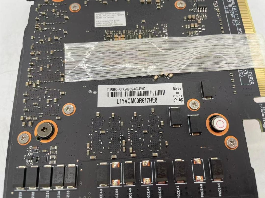 ASUS TURBO-RTX2080S 8G グラフィックボード