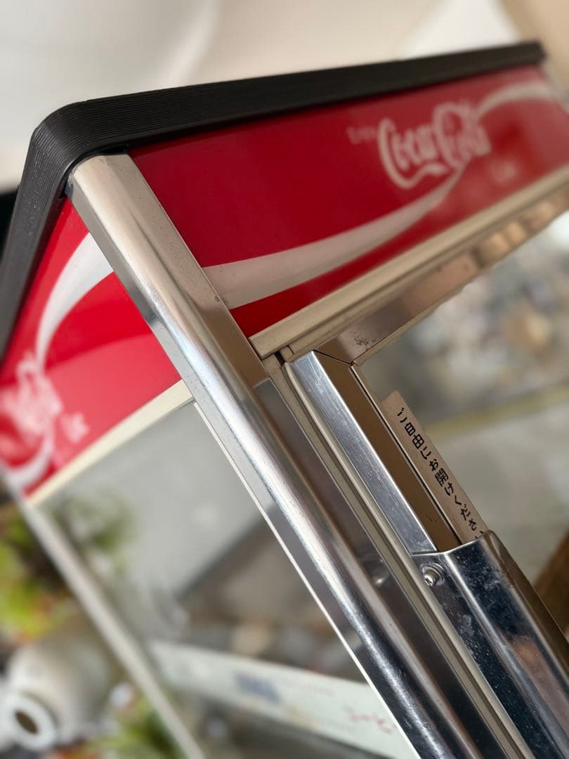 【送料込】Coca-Cola 冷蔵庫 冷温庫 冷蔵ショーケース コーラ レトロ