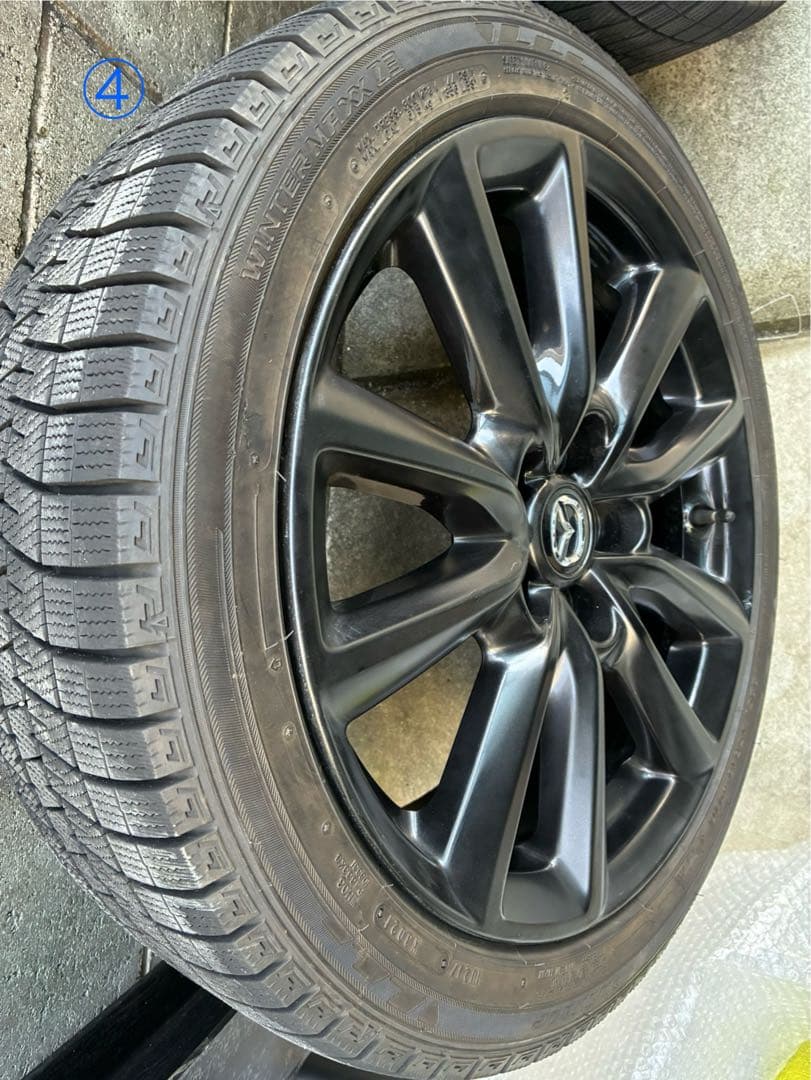 マツダ３ 純正ホイール　タイヤDUNLOP　WINTER　MAXX03