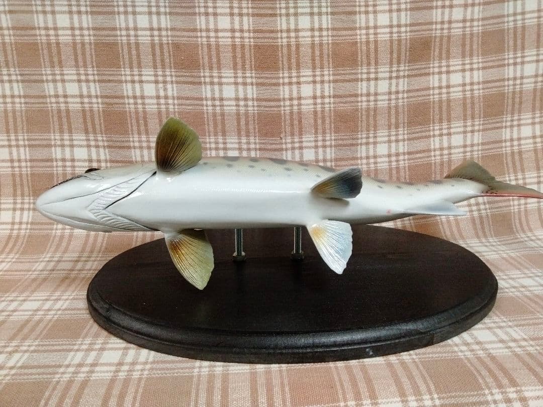 ハンドメイド　39cmヤマメ壁掛け　フィギュア　レプリカ　オブジェ　魚釣り