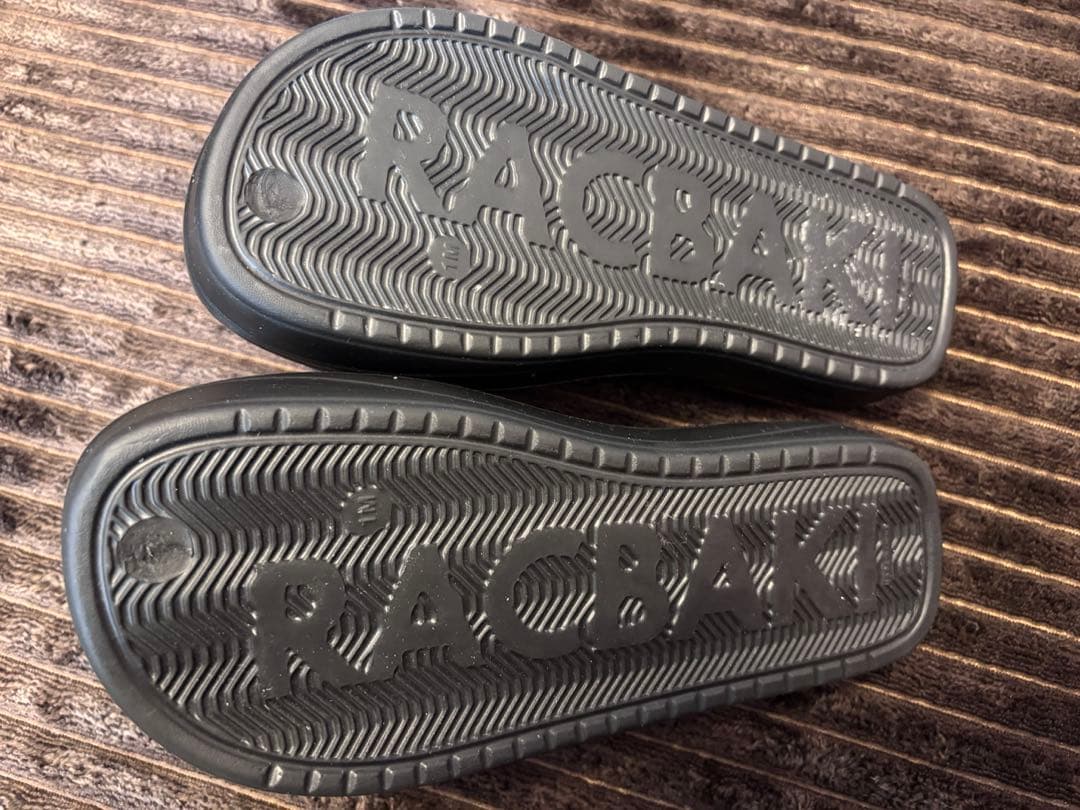 レディースM イージーサンダル ブラック