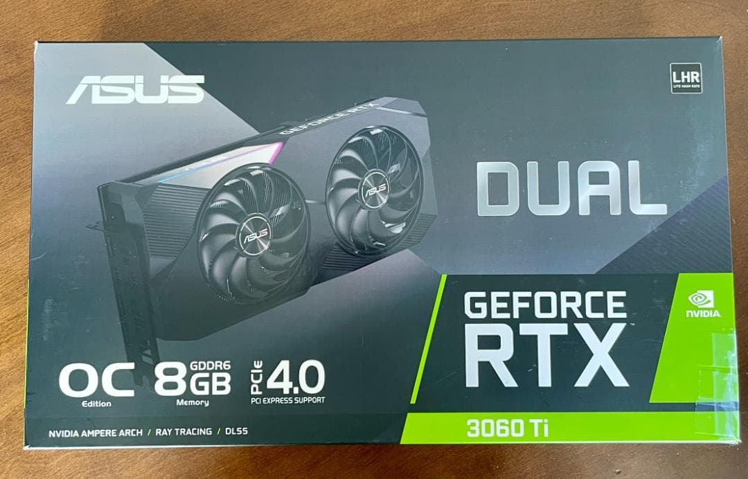 グラフィックボード・グラボ・ビデオカード ASUS Dual GeForce RTX 3060 Ti V2 OC 8GB