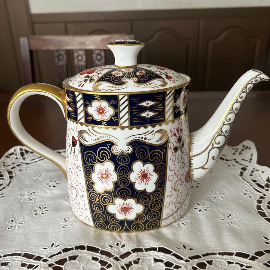 【廃盤】ロイヤルクラウンダービー トラディショナルイマリ ポット 未使用品