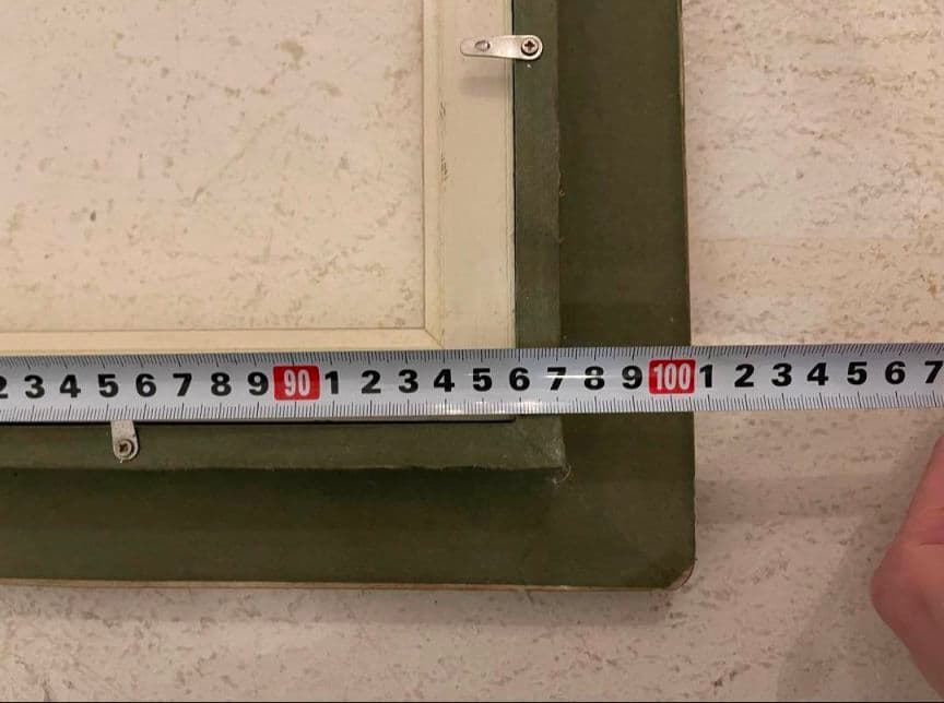 大きいアンティーク木製フレーム額縁