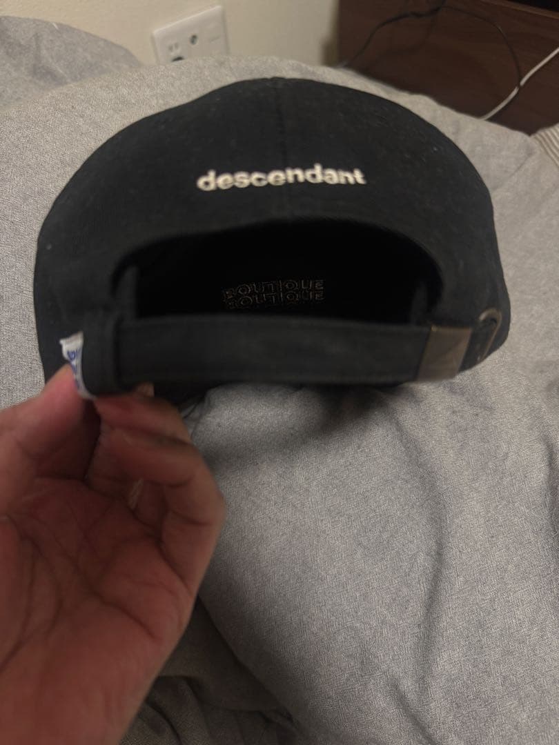 帽子 DESCENDANT BOUTIQUE 6PANEL CAP BLACK