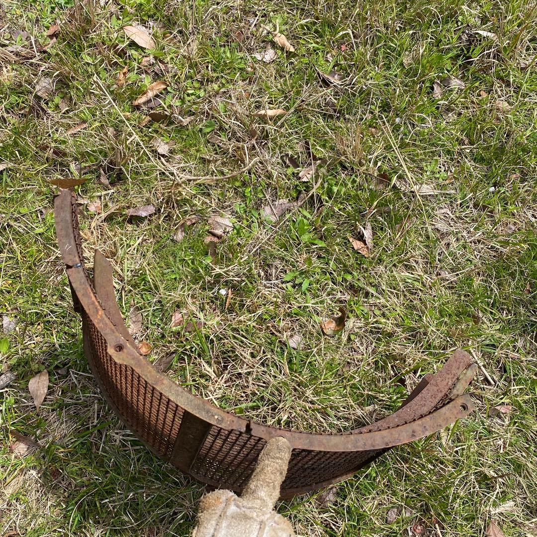 金属製　鉄錆　ジャンクガーデン　エアプランツ　着生板　スタンド　インダストリアル