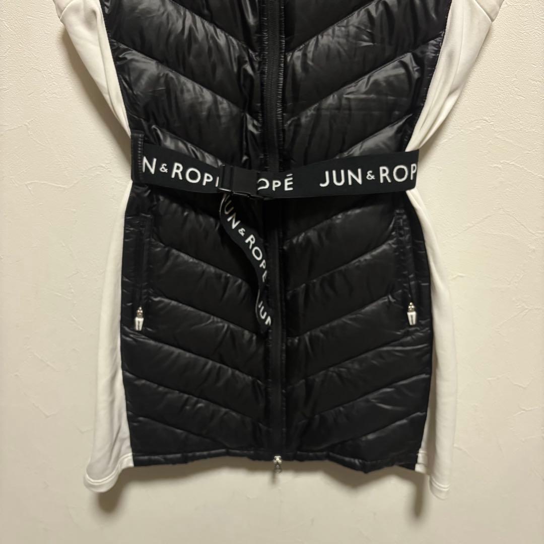 最終価格ジュンアンドロペ　JUN&ROPE' ダウン　ワンピース