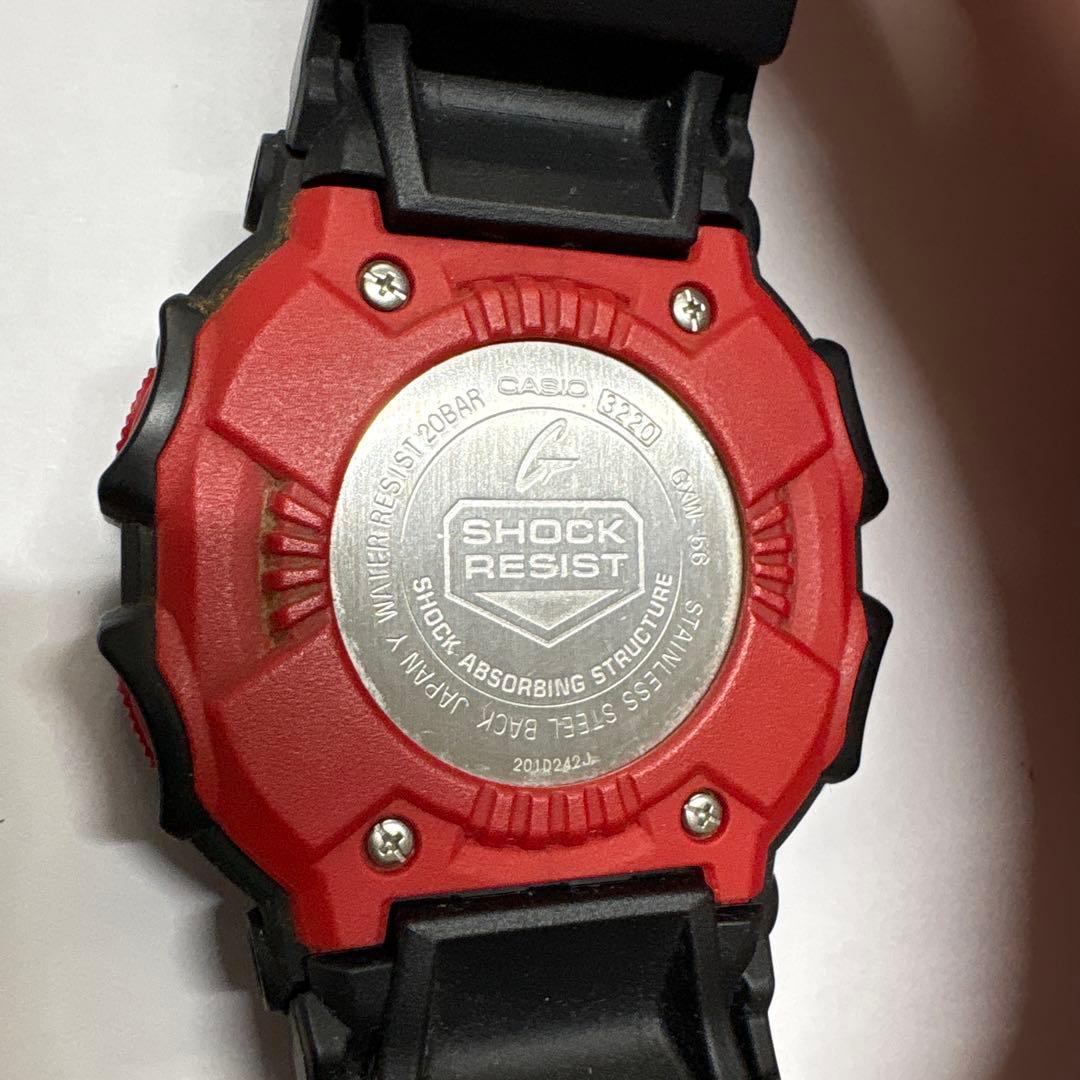 CASIO G-SHOCK GXW56 ソーラー 電波時計 ブラック/レッド