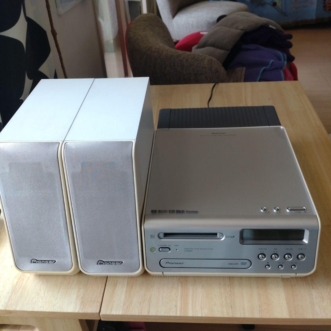 パイオニア アイディPR7DV‐S X-PR7DV-S DVD/MDミニコンポ