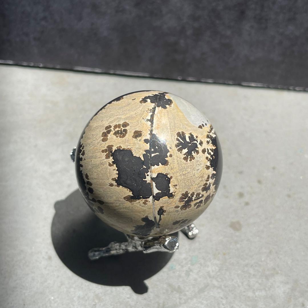 ピクチャー ジャスパー 台座付き スフィア