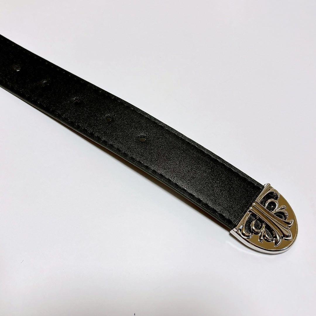 【ぬまちゃん】ウエスタンベルト　黒　ヴィンテージ　ストリート　Y2K