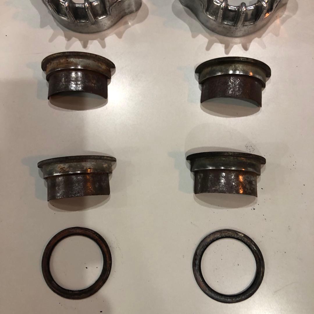 CB750Fマフラー、フランジ、割カラーセット！