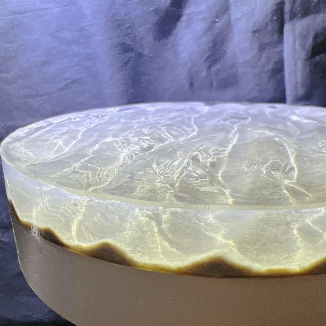 【波紋アート】AQUA ELEMENT／砂紋／15cm丸型／ナチュラルサンド／