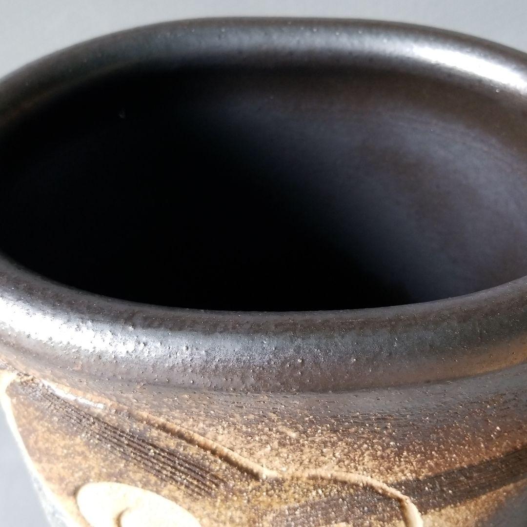 信楽焼 傘立て ふくろうペア 高さ４７cm