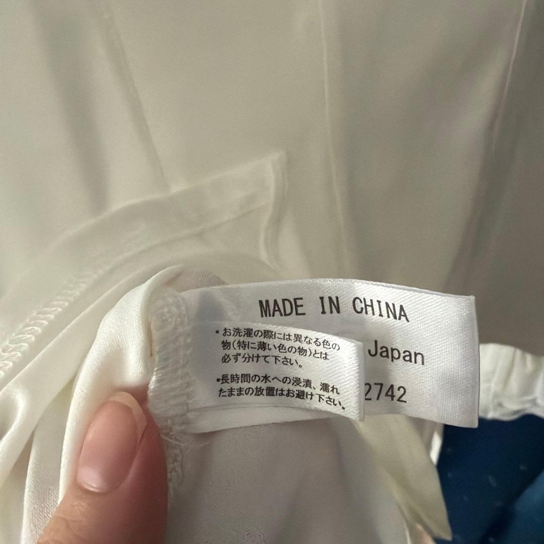 ozz angelo 編み上げブラウス　白　美品