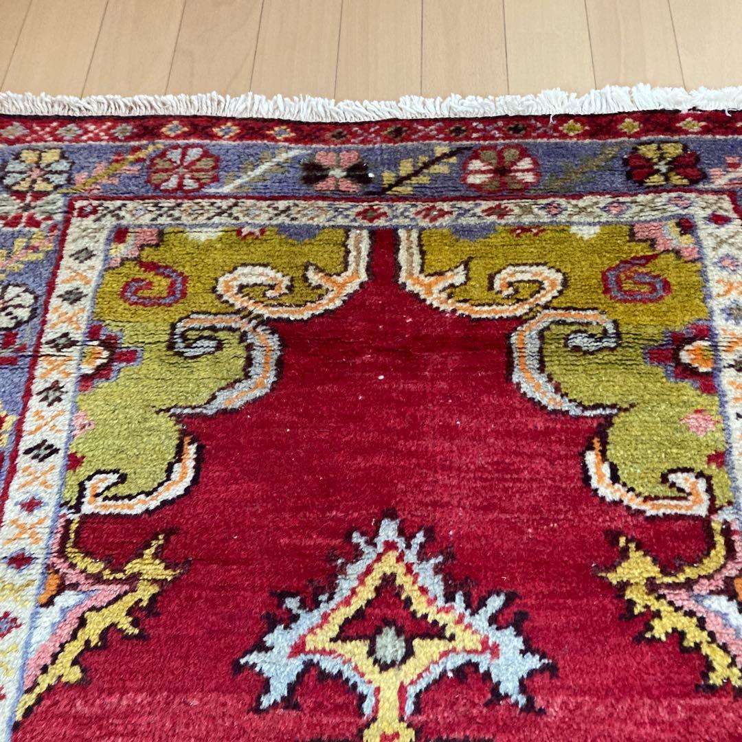 セール⭐︎トルコ手織り絨毯　ギュネイ