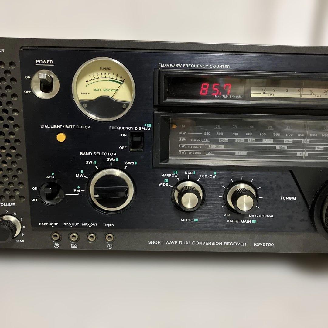 ソニーＢＣＬラジオ　ＩＣＦー６７００　　　　動作品